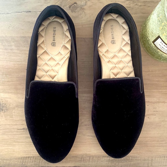 Birdies Black Velvet Flats - Picture 2 of 5